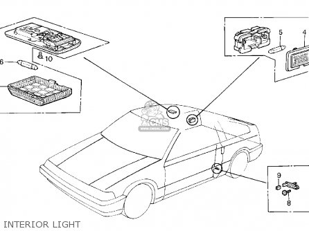 1987 Honda crx pgm-fi light #2