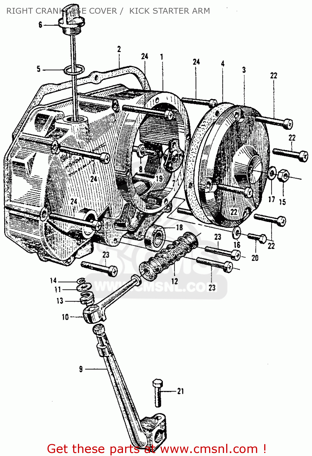 1964 Honda ct200 parts #3