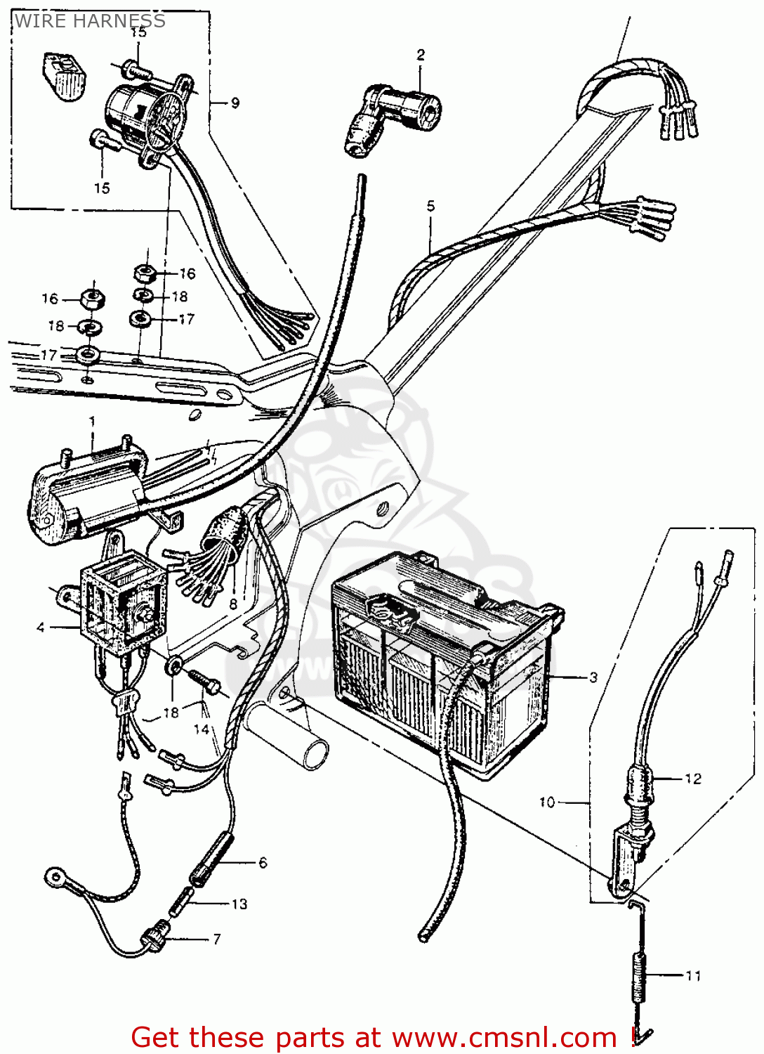 1967 Honda trail 90 ignition wiring #6