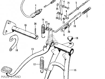 Honda Ct90 Trail 1971 K3 Usa parts list partsmanual partsfiche