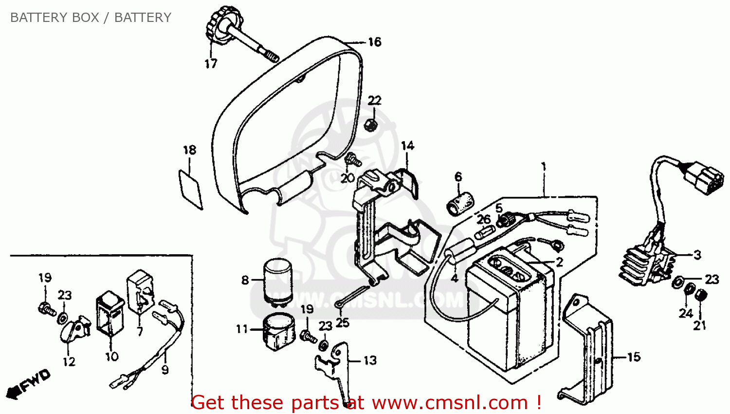 1978 Honda ct90 parts #2