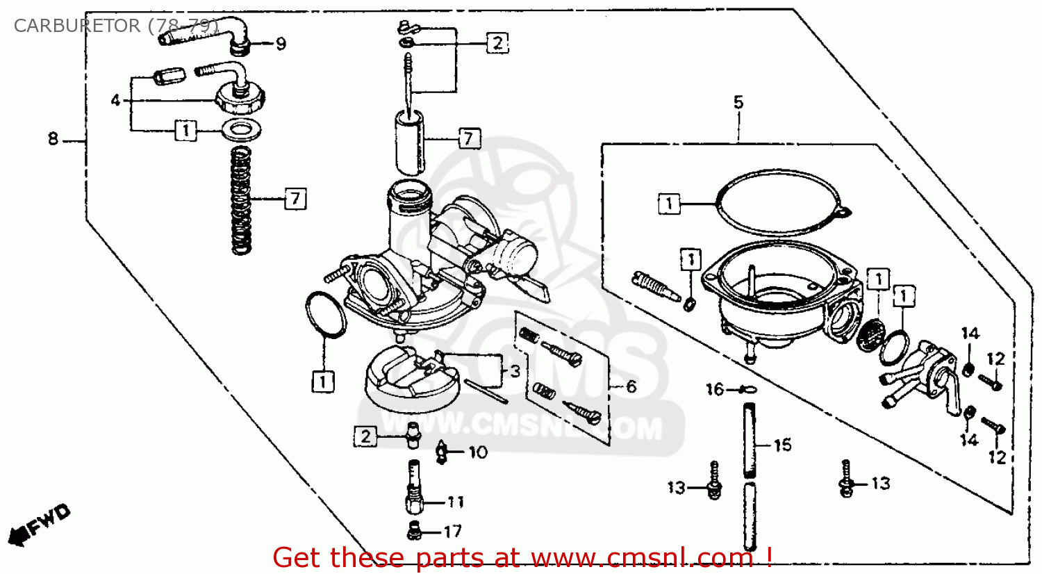 1978 Honda ct90 parts #4