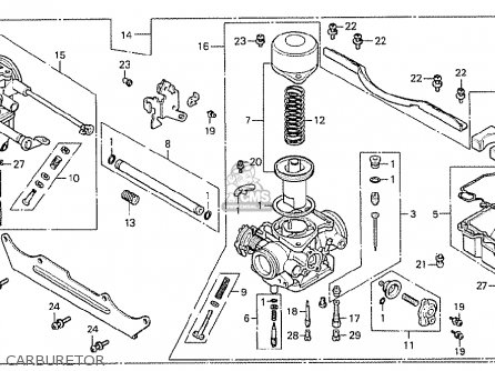 Honda cx500 carb parts #4