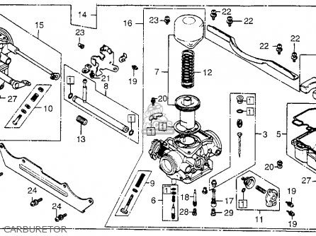 Honda cx500 carb parts #6
