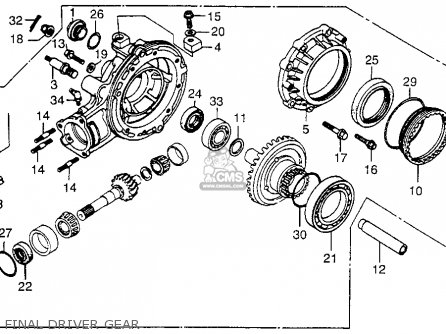 Honda Cx500 1978 Usa parts list partsmanual partsfiche