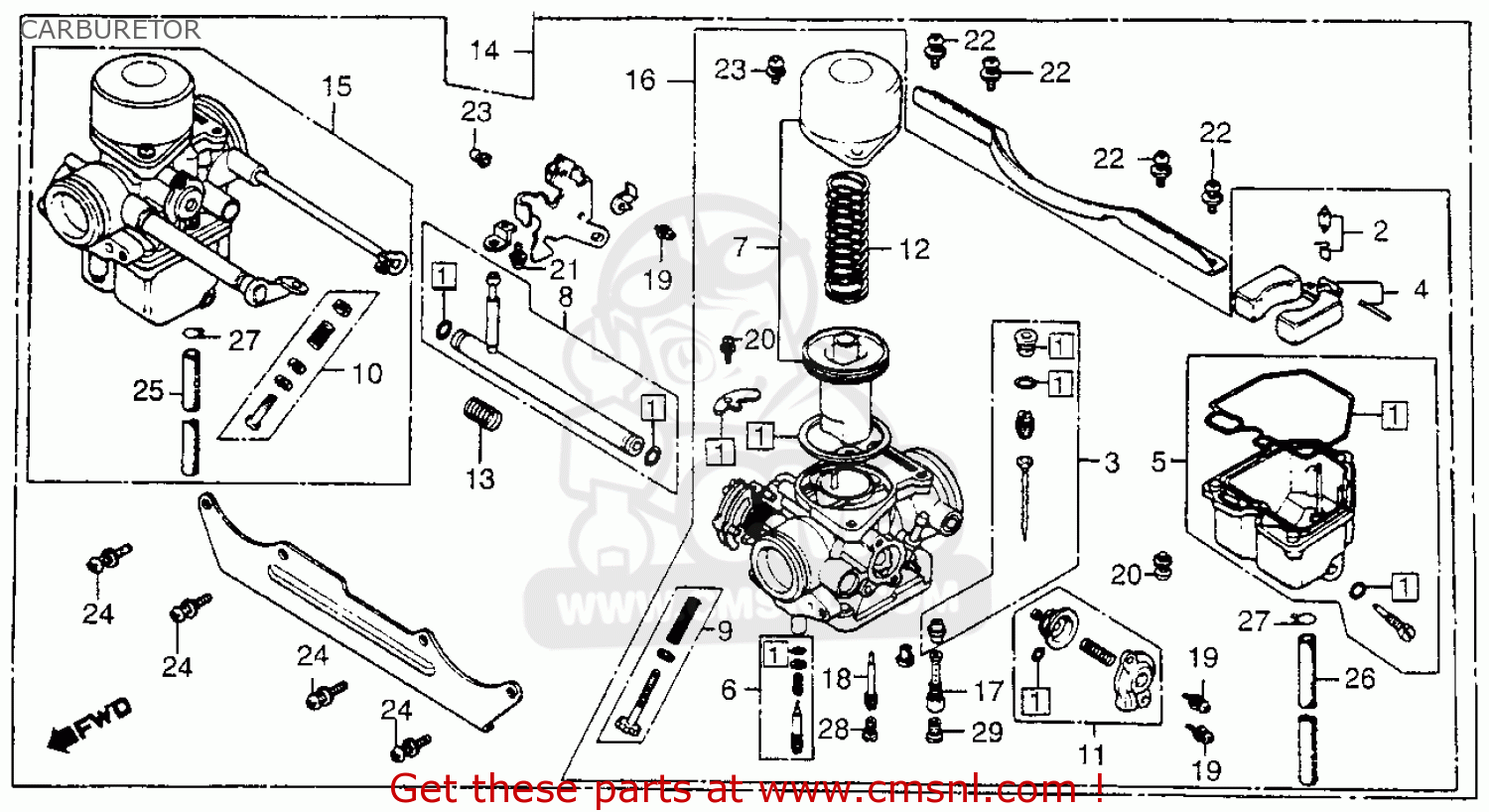 Réfection carburateur - HondaCX.com