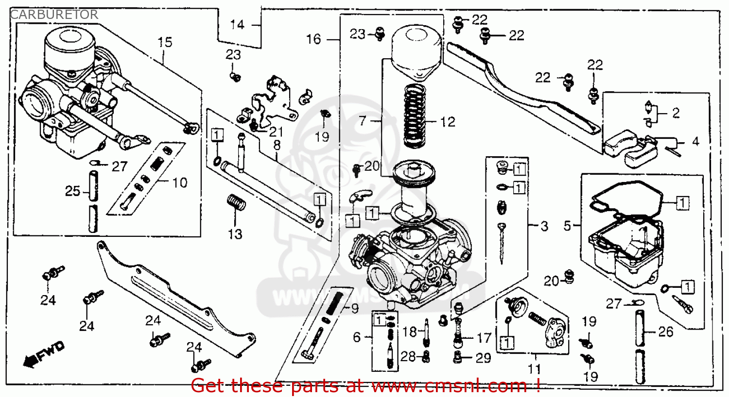 1979 Honda cx500 carborator #1