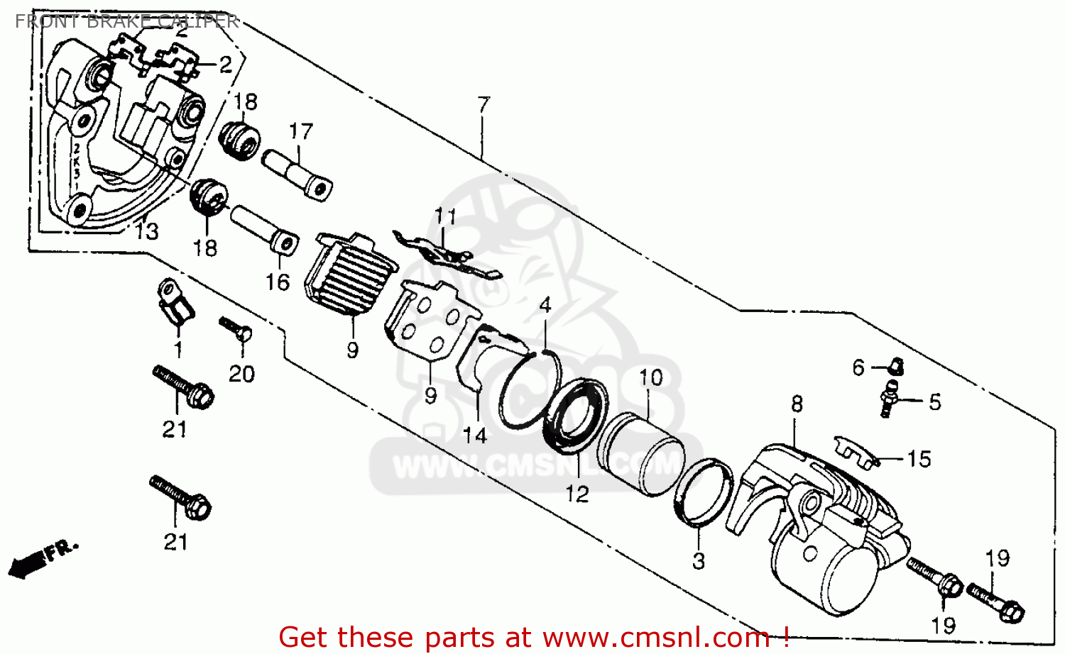 Honda cx500 brake #2