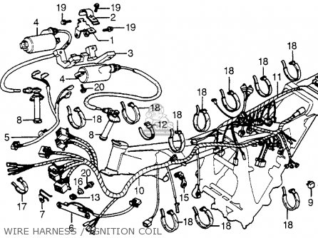 Turn key wire harness for a honda