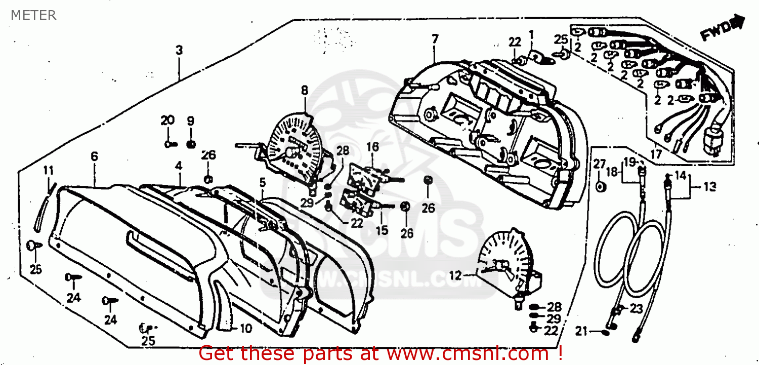 Honda cx650 parts australia #5