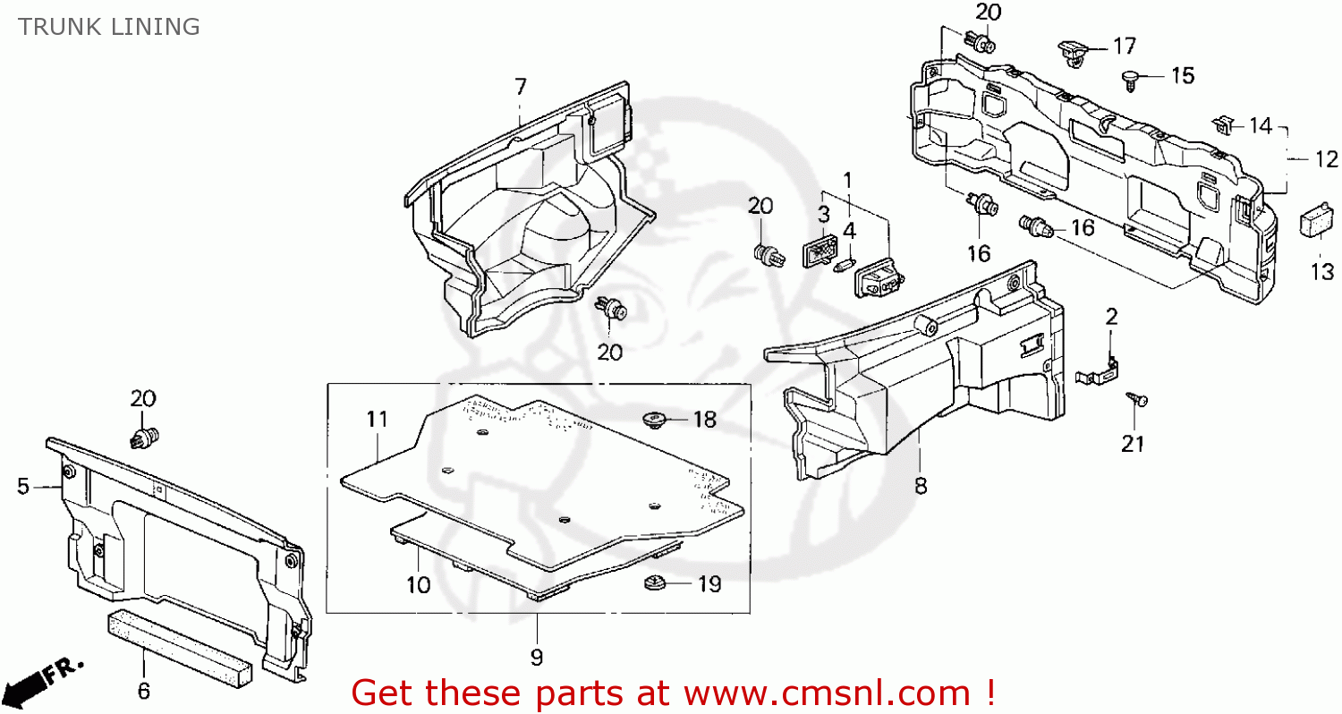 1995 Honda del sol parts #7