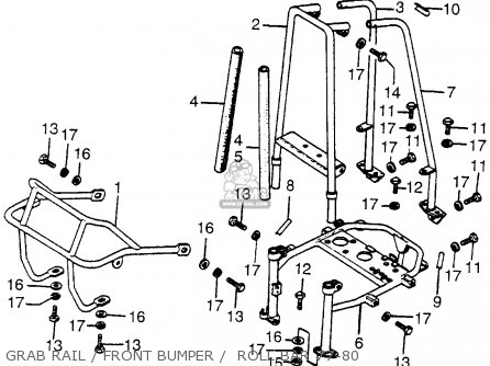 Honda odyssey fl250 parts list #5