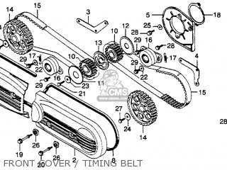 1978 Honda goldwing timing belt
