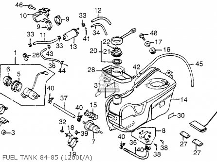 1984 Honda goldwing wiring diagram #5