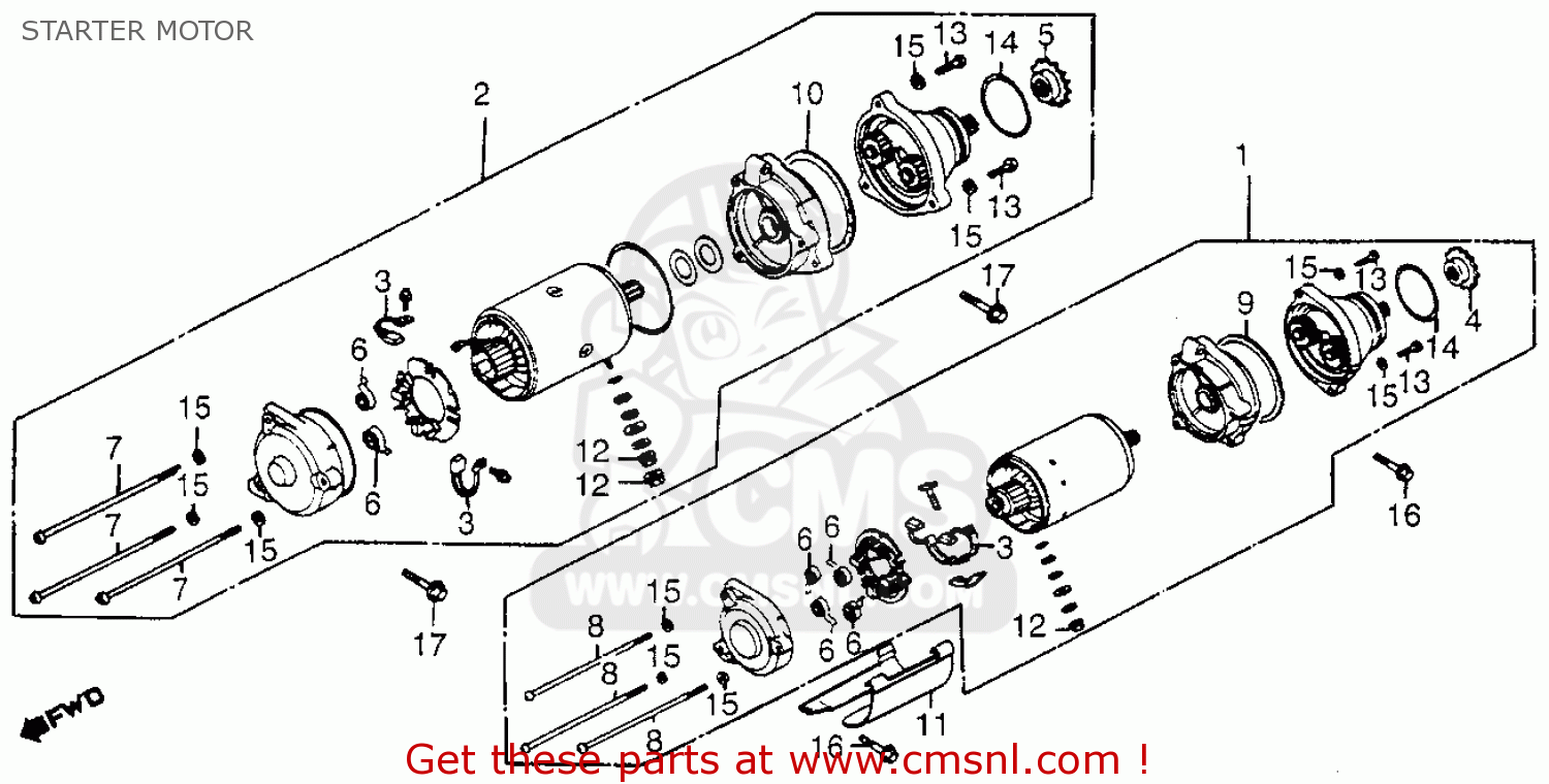 Honda gl1800 exploded views #4