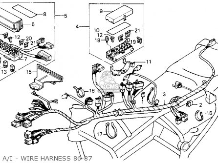 1986 Honda 1200 se-i wiring diagram #3