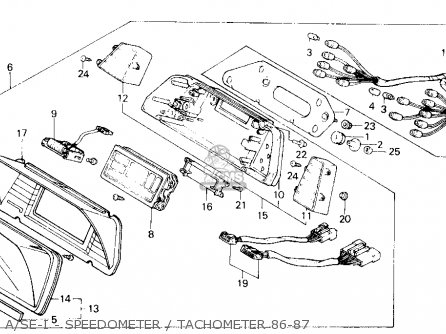 1986 Honda 1200 se-i wiring diagram #4