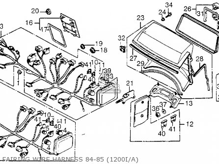 1984 Honda goldwing wiring diagram #2