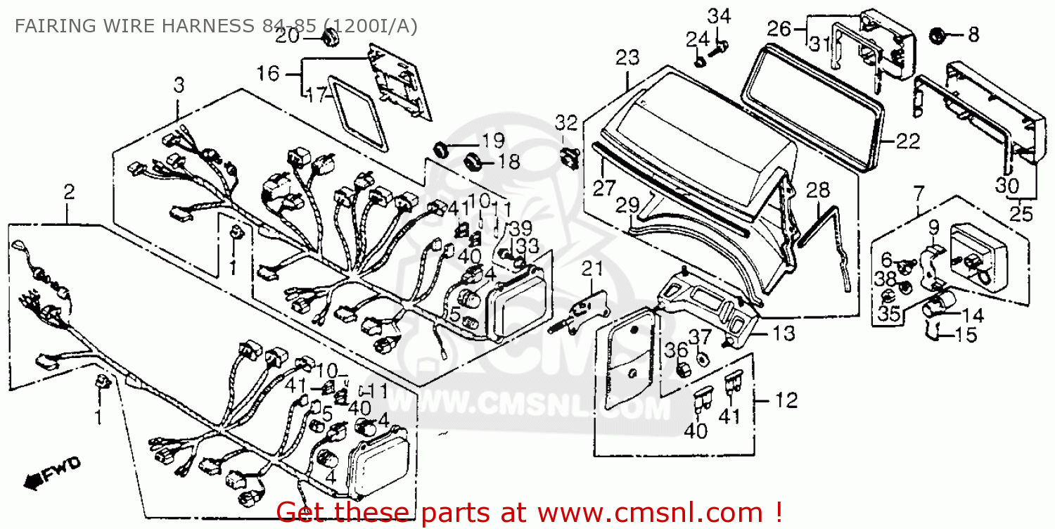 1985 Honda Goldwing Wiring Diagram