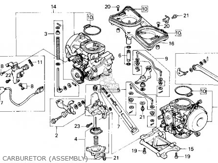 1989 Honda goldwing carberatur