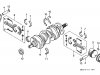 Honda GL1500 GOLDWING 1990 FRANCE YB CRANKSHAFT PISTON