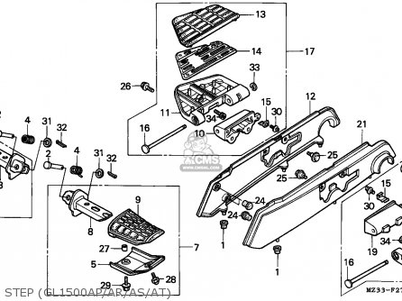 1994 Honda goldwing aspencade parts
