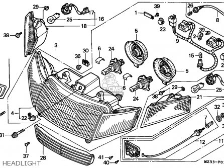 1994 Honda goldwing aspencade parts #4