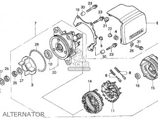 1999 Honda valkyrie alternator #3