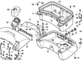Honda Gl1500cf Valkyrie Interstate 1999 Usa parts list partsmanual