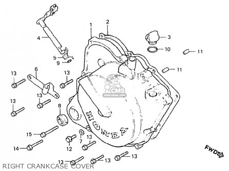 Honda mt50 parts list #5