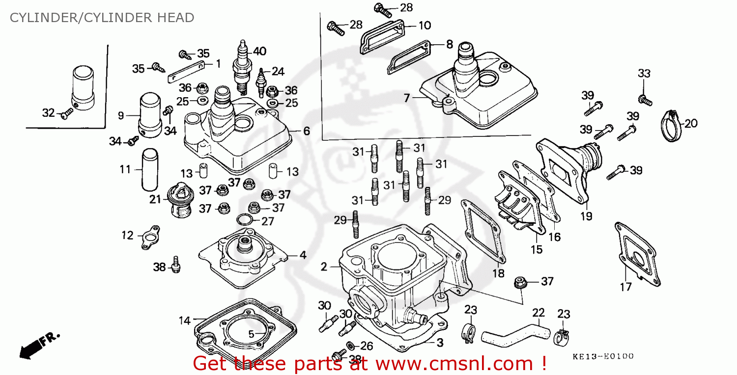 Honda mtx 125 parts list #2