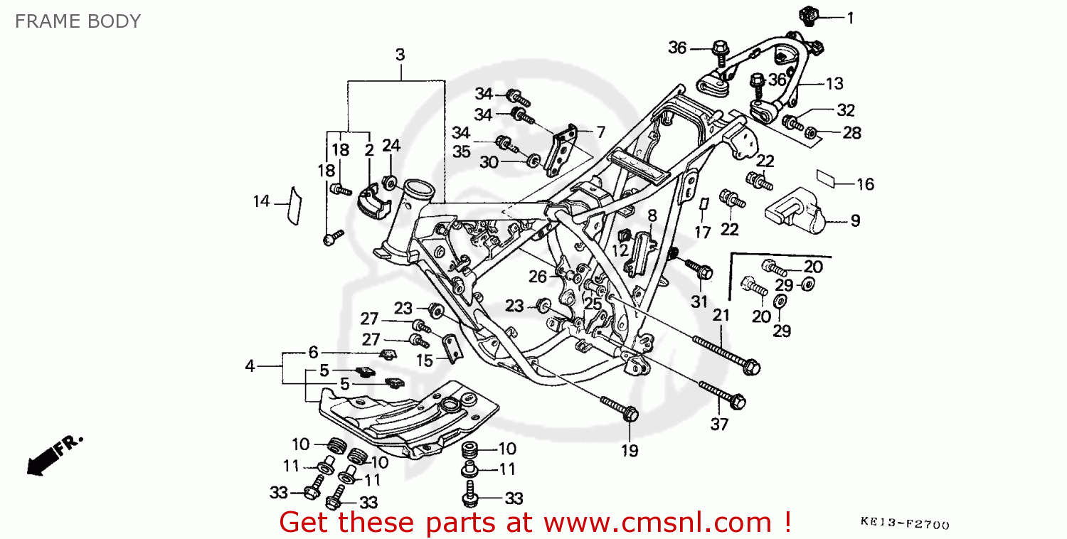 Honda mtx 125 parts list