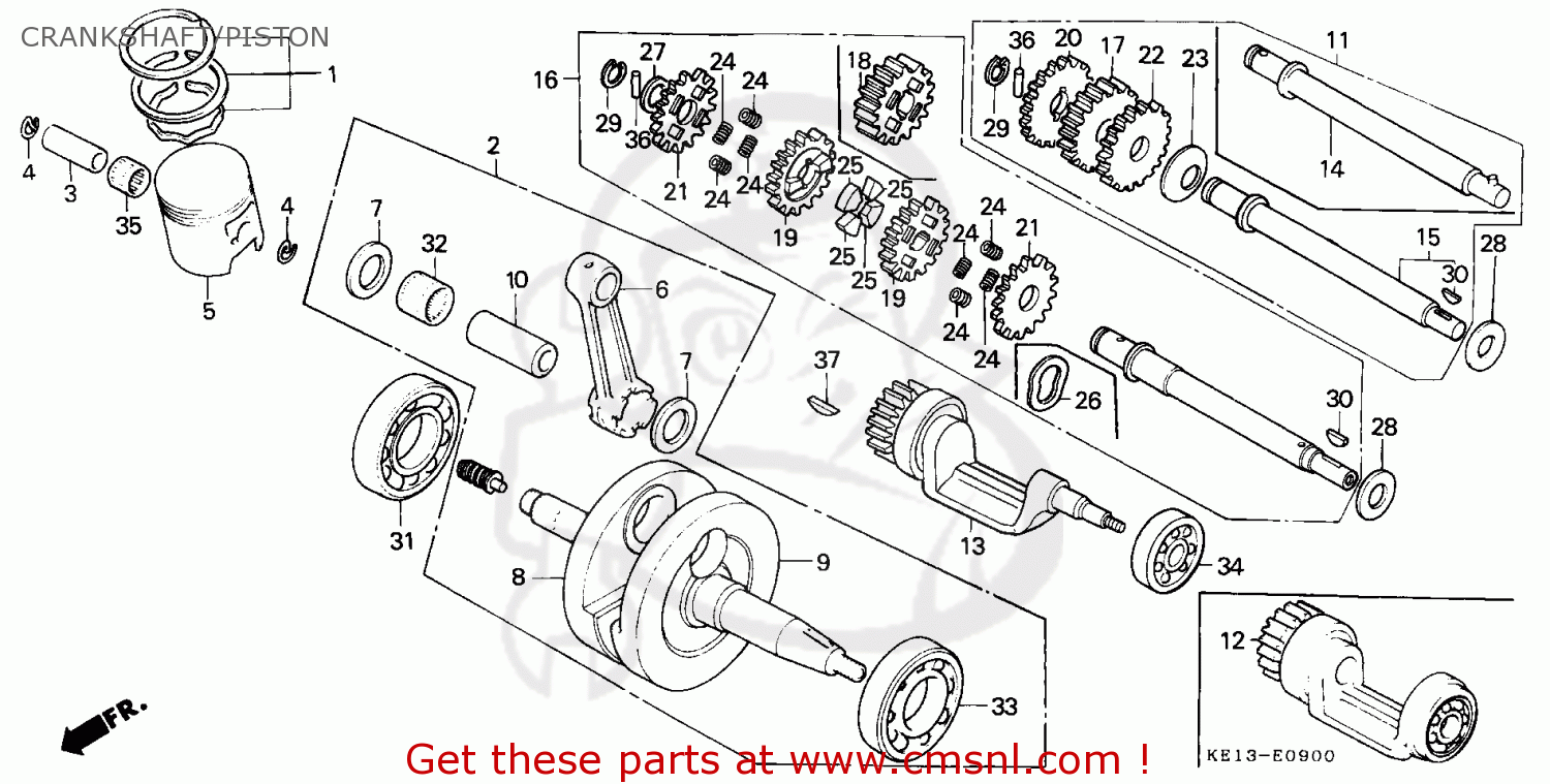 Honda mtx 125 parts #6