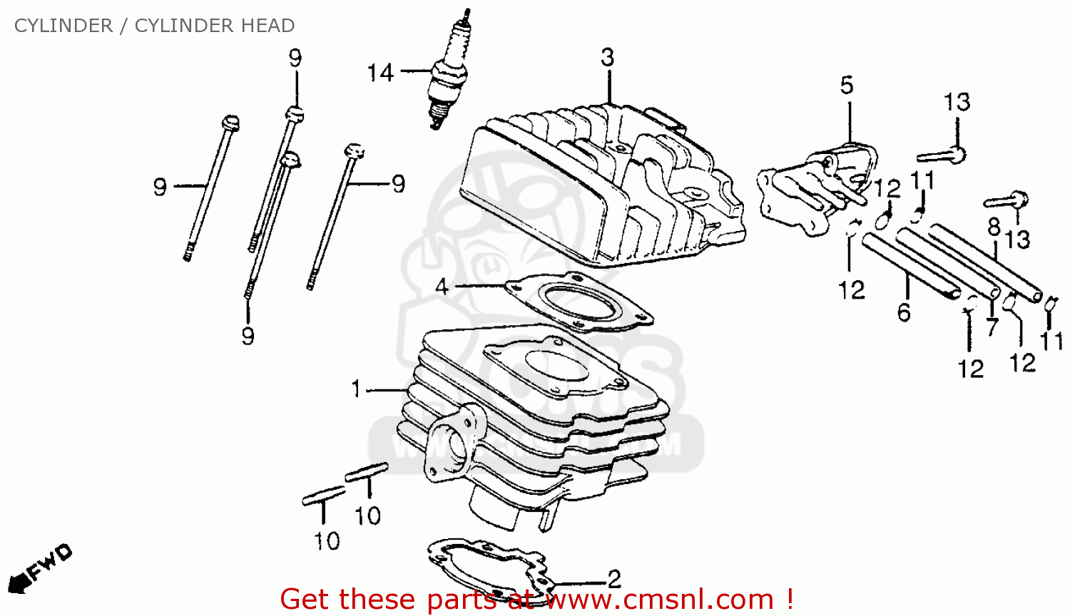 1985 Honda aero 80 parts #5