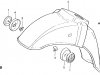 Honda NQ50 SPREE 1987 USA FRONT FENDER