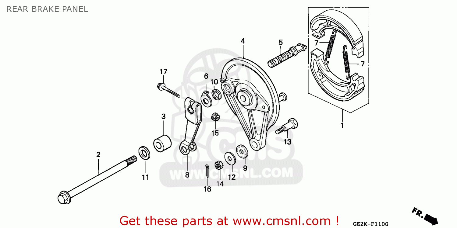 Honda Nsr S R Netherlands Bel Rear Brake Panel Buy Rear