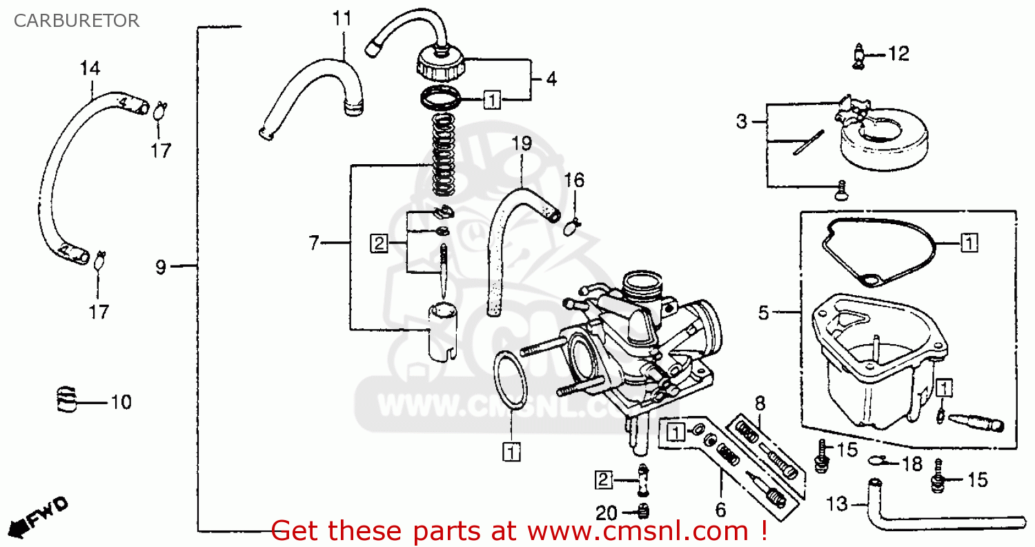 1983 Honda urban express carburetor #2