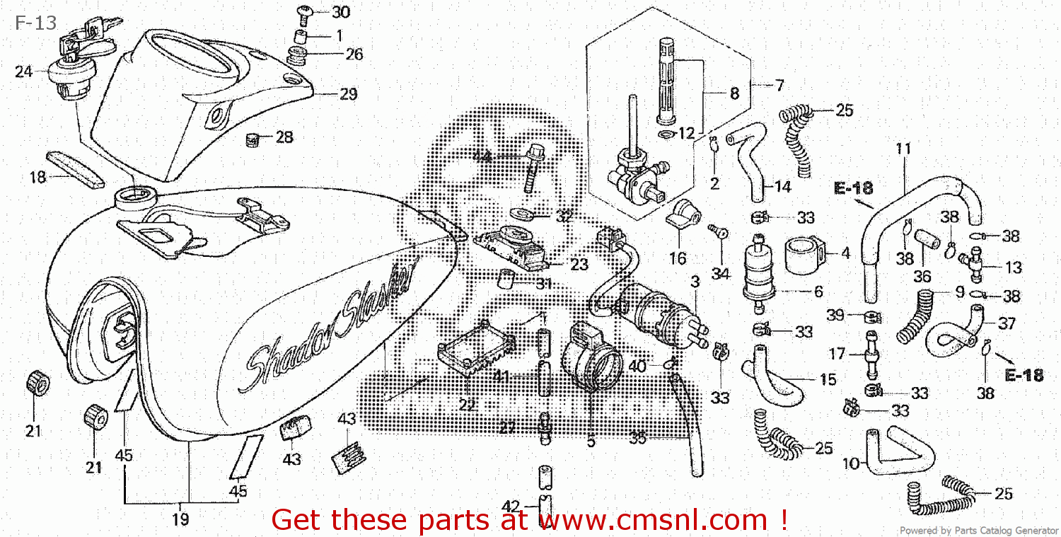 Honda NV400DC SHADOW SLASHER 2000 Y JAPAN NC40 100 101 110 F 13 Buy