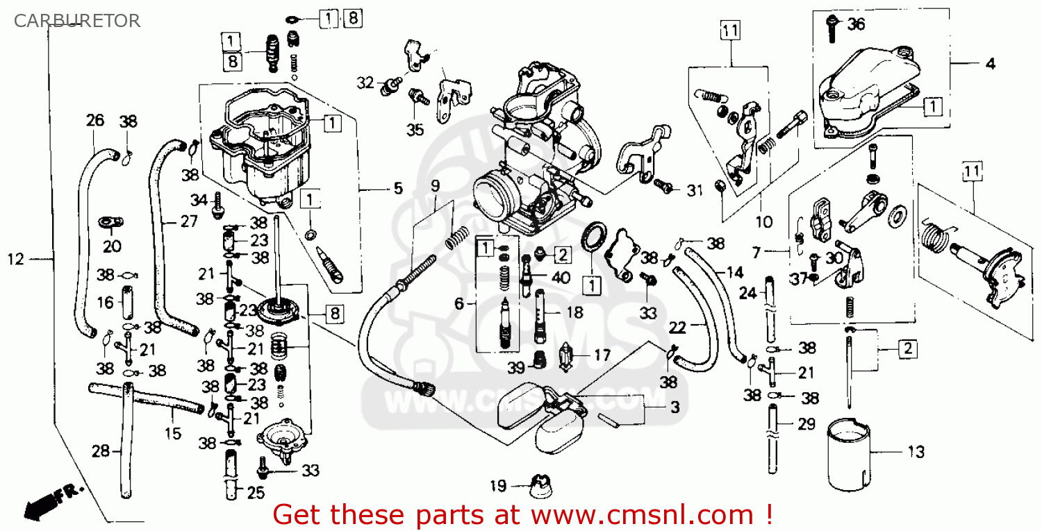 Honda nx250 parts #3