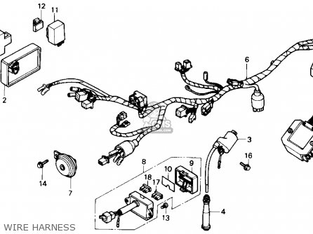 Honda Nx650 1989 Usa parts list partsmanual partsfiche