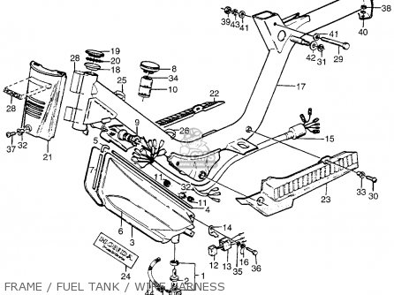 Honda Pa50ii Moped 30 Mph 1978 Usa parts list partsmanual partsfiche