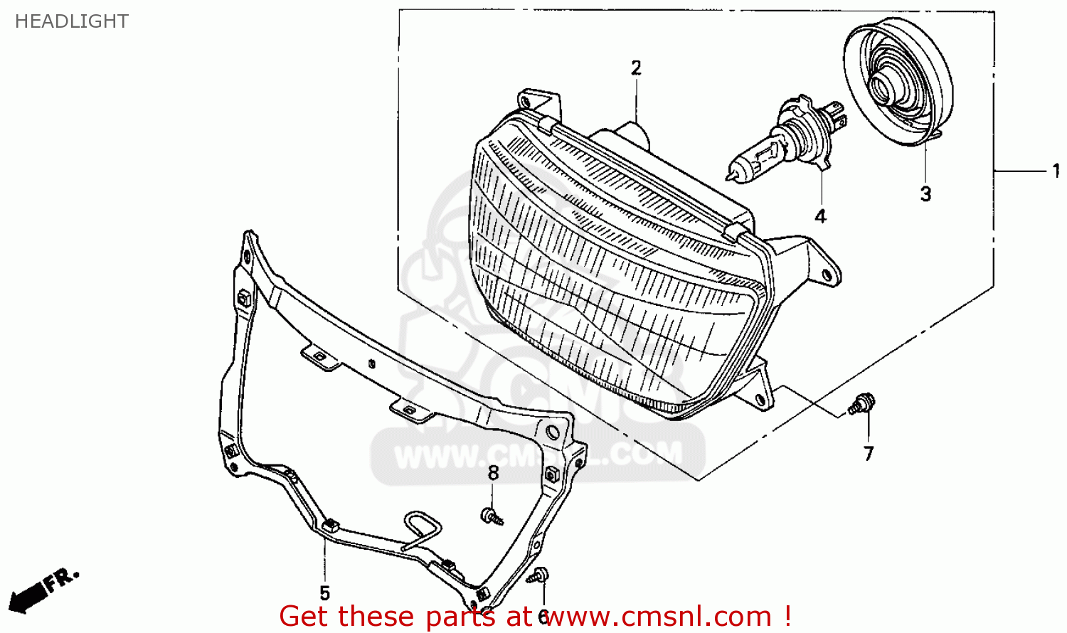 Honda pc 800 body parts #4