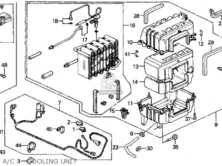 1991 Honda prelude a/c compressor control unit #3