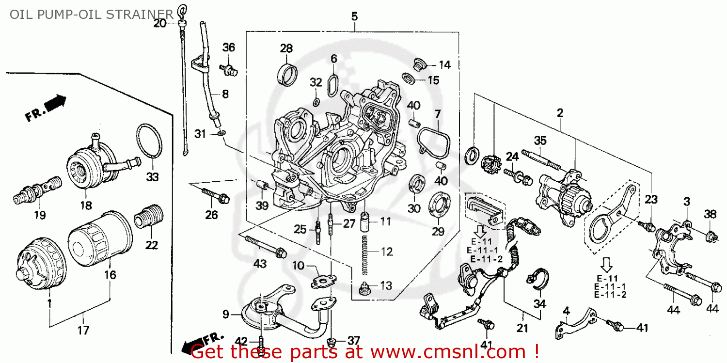 1992 Honda Prelude Oil Pump