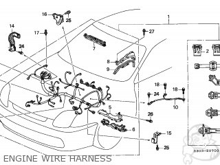 1998 Honda prelude wiring harness #5