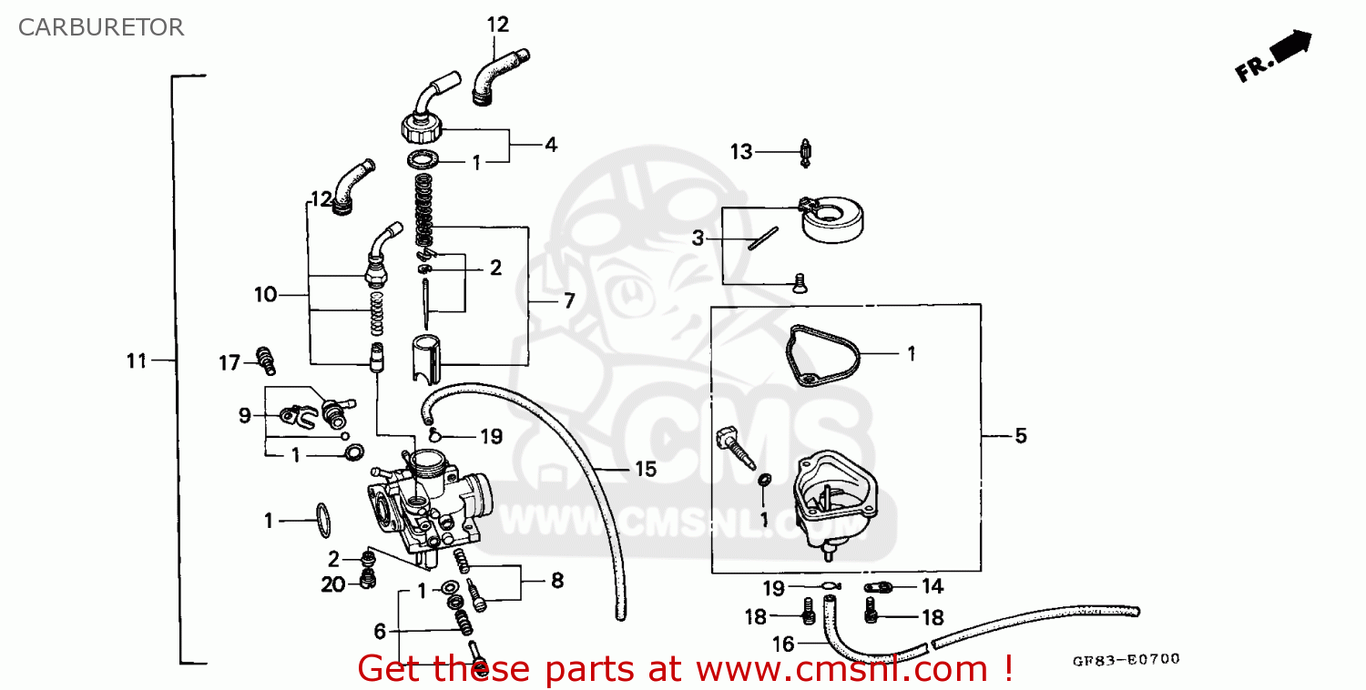 1985 Honda bf10 #7