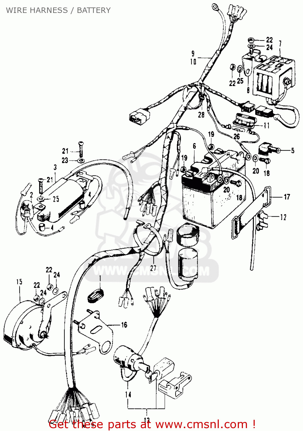 Honda sl100 parts fiche #6