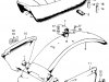 Honda SL100 MOTOSPORT 100 K3 USA SEAT REAR FENDER SIDE COVER