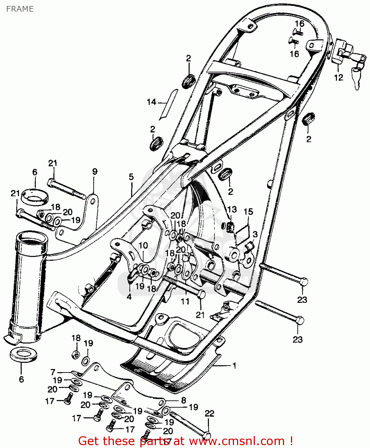 Honda sl125 parts list #5