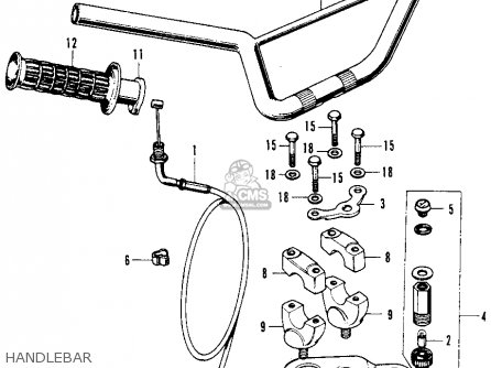 Honda sl70 parts diagram #7